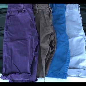 4 Pairs of 510 Levi Skinny Shorts